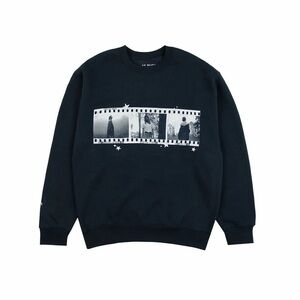 Taylor Swift Folklore Film Strip Crewneck Sweatshirt Navy Size XL